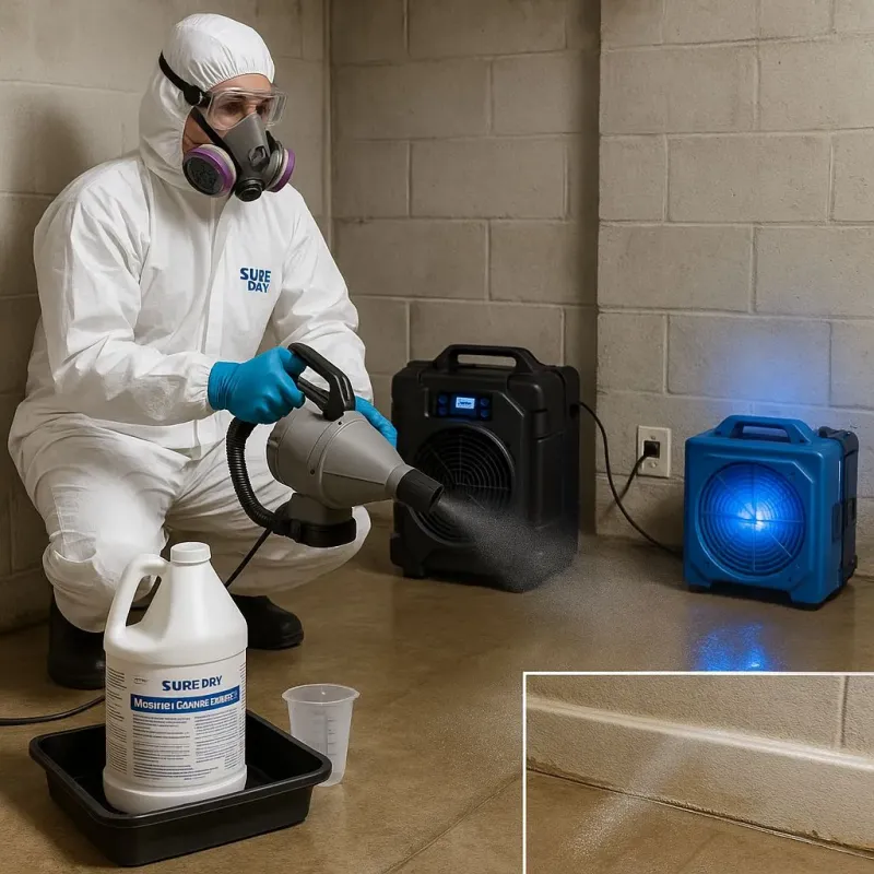Sanitization and Odor Removal process in Sachse, TX