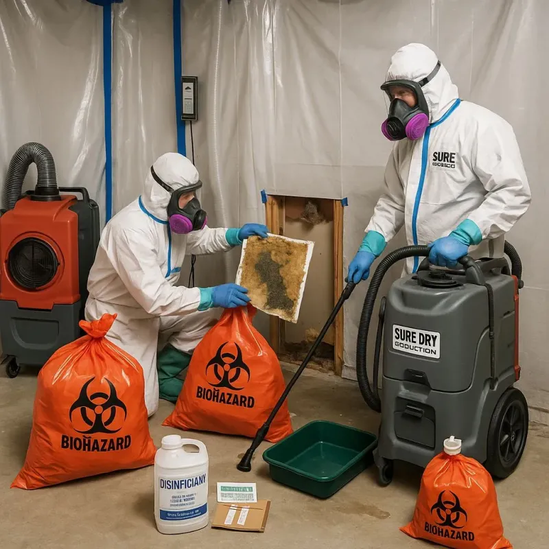 Contaminated Water Handling Protocols process in Sachse, TX